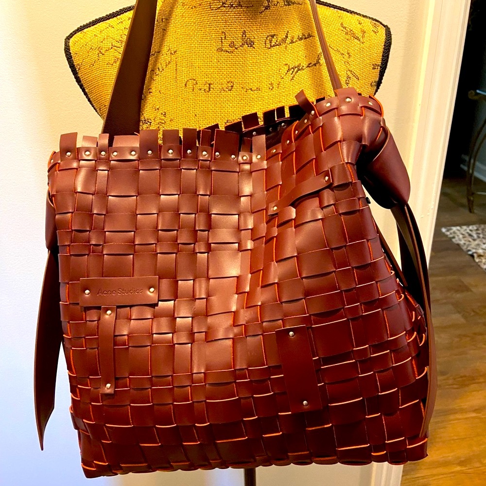 Acne Studio burgundy purse NWOT